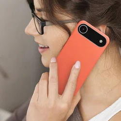 iPhone 17 Air telefontok - piros szilikon hátlap tok-3