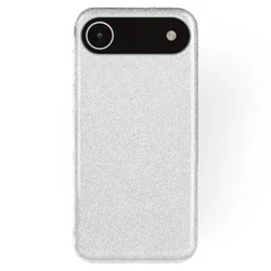 iPhone 17 Air telefontok - Ezüst Shiny hátlap tok-1