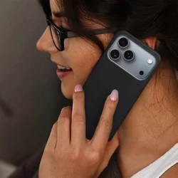 iPhone 17 Pro Max telefontok - fekete szilikon hátlap tok ﻿-5