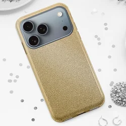 iPhone 17 Pro telefontok - Arany Shiny hátlap tok-3