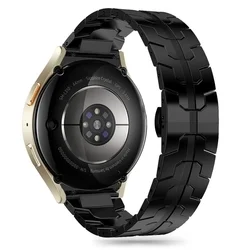 Samsung Galaxy Watch FE - Tech-Protect Stainless - fekete fémszíj-1