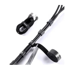 BASEUS Kábelrendező szalag - fekete tépőzáras kábelrendező szalag, 50cm-5