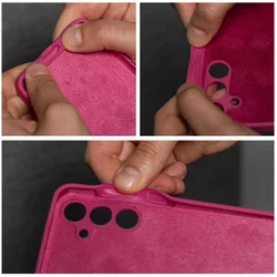 Telefontok Xiaomi Redmi A5 - 2mm-es magenta szilikon tok-2