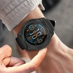GARMIN FENIX 7X / 7X PRO - Tech-Protect Defense AIR - fekete védőtok-2