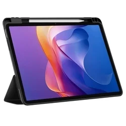 Tablettok Xiaomi Redmi Pad 2 (11 coll) - fekete smart case, ceruza tartóval-4