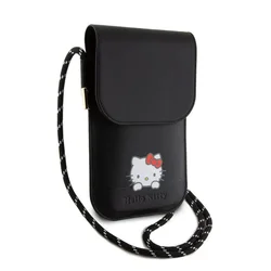 Hello Kitty - telefontartó táska, fekete-2