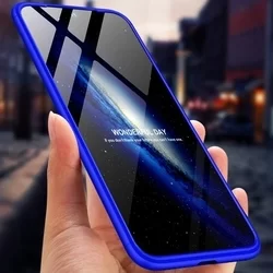 Telefontok Samsung Galaxy A50 - hátlap GKK Protection 3in1 - kék-2