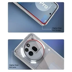 Nothing Phone (3a) Pro telefontok - 2mm-es átlátszó szilikon hátlap tok-1