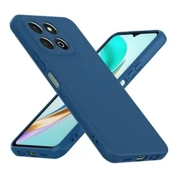 Honor X6b telefontok - PASTEL - kék szilikon hátlap tok ﻿-2