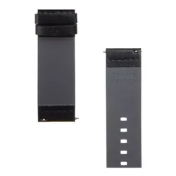 Xiaomi Watch S3 okosóra szíj - Tactical 307 - fekete bőr szíj (22 mm szíj szélesség) ﻿-1