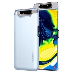 Telefontok Samsung Galaxy A80 - SPIGEN THIN FIT fehér tok-7