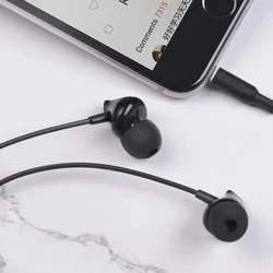 HOCO M60 - fekete, vezetékes stereo headset, audio csatlakozóval-2
