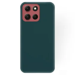 Telefontok Motorola Moto G86 5G - zöld szilikon hátlap tok-1
