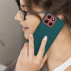 Telefontok Motorola Moto G86 5G - zöld szilikon hátlap tok-3