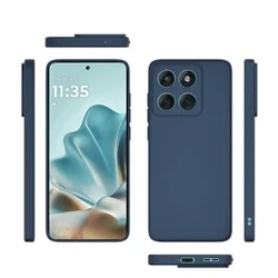 Telefontok Motorola Edge 60 Fusion 5G - kék szilikon hátlap tok-2