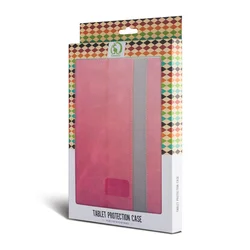 Tablettok Fantasia - univerzális 7-8 colos bíborvörös tablet tok: Xiaomi, Huawei, Lenovo, Samsung, iPad...-4