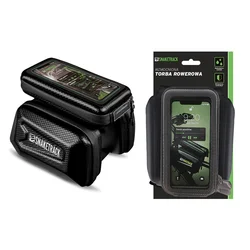 Snake Track - univerzális, vízálló kerékpárvázra szerelhető, fekete táska-2