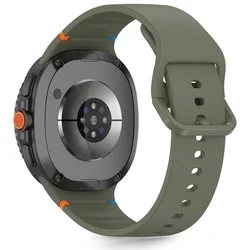 SAMSUNG GALAXY WATCH 8 / CLASSIC (40 / 44 / 46 MM) - TECH-PROTECT Sport - katonai zöld szilikon szíj-1