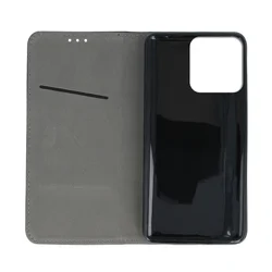 Telefontok Motorola Edge 60 Pro 5G - Smart Magnetic - fekete szilikon keretes mágneses könyvtok ﻿-3