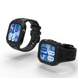 HUAWEI WATCH FIT 3 / 4 / 4 PRO okosóra szíj+tok - TECH-PROTECT ARMOUR - fekete szilikon szíj+tok-4