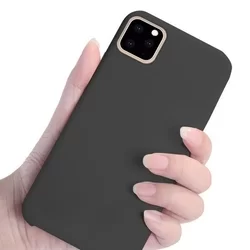 Telefontok iPhone 11 - fekete szilikon tok-1