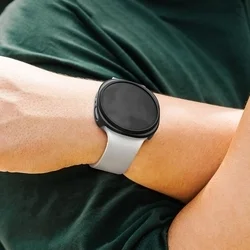 Védőkeret - Ringke Slim műanyag keret Samsung Galaxy Watch8 (40mm) okosórához átlátszó+fekete (2db)-3