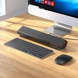 Bluetooth hangszóró: Hoco BS66 - Bluetooth hangszóró 2X3W, fekete-2