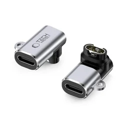 Adapter: Tech-Protect UltraBoost - Type-C (USB-C) / Gramin okosórához adapter, szürke-2