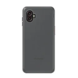 Telefontok Samsung Galaxy Xcover6 Pro - átlátszó szilikon hátlap tok-1