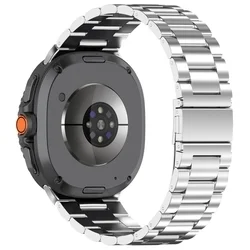 Okosóra fémszíj - Samsung Galaxy Watch 8 / 8 Classic (40 / 44 / 46 mm) - ezüst fémszíj-2