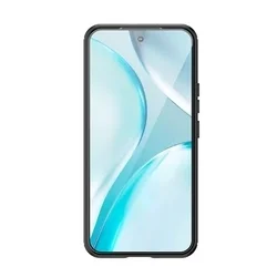 Telefontok Honor 400 5G - Carbon Fiber - fekete szilikon hátlap tok-1