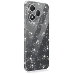 Telefontok Honor 400 Lite 5G - Glitter - átlátszó csillámos hátlap tok ﻿-1