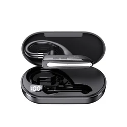 Maxlife MXBH-01 - fekete bluetooth headset, töltő tokkal-1