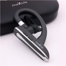 Maxlife MXBH-01 - fekete bluetooth headset, töltő tokkal-3