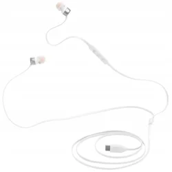 Headset JBL Tune 310C - fehér hangerőszabályzós stereo headset, Type-C (USB-C) csatlakozóval-1
