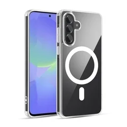 Telefontok Samsung Galaxy A17 5G - Clear Mag Cover - MagSafe kompatibilis átlátszó hátlap tok-1