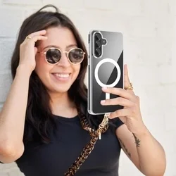 Telefontok Samsung Galaxy A17 5G - Clear Mag Cover - MagSafe kompatibilis átlátszó hátlap tok-3