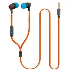 Headset: Forever JSE-200 - narancssárga-kék stereo headset-1