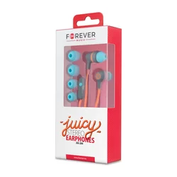 Headset: Forever JSE-200 - narancssárga-kék stereo headset-2