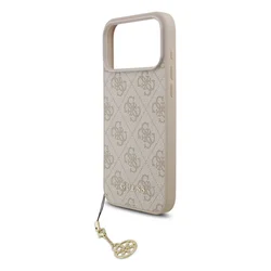 Telefontok iPhone 17 Pro Max - Guess 4G Charm Tone on Tone Pink hátlap tok-3