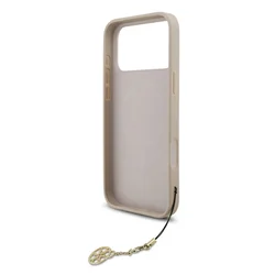 Telefontok iPhone 17 Pro - Guess 4G Charm Tone on Tone Pink hátlap tok-4