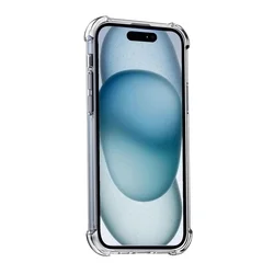 Telefontok iPhone 17 Pro Max - ütésálló átlátszó hátlap tok-2