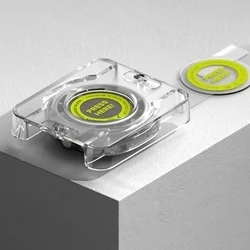 Okosóra üvegfólia - Ringke Tempered Glass Pro - Samsung Galaxy Watch 8 Classic (46 mm) okosórához (2 db) + felhelyezést segítő-4