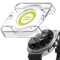 Okosóra üvegfólia - Ringke Tempered Glass Pro - Samsung Galaxy Watch 8 Classic (46 mm) okosórához (2 db) + felhelyezést segítő-2