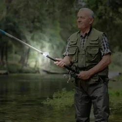 Biciklis kiegészítő: Kerékpár első/hátsó lámpa, fehér és piros fényű-3