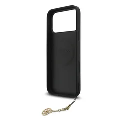 Telefontok iPhone 17 Pro Max - Guess 4G Charm Tone on Tone Szürke hátlap tok-4