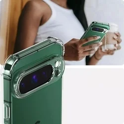 Telefontok Google Pixel 10 - ütésálló átlátszó hátlap tok-2