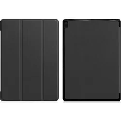 Tablettok Lenovo Tab E10 (10,1 coll) - fekete Tri Fold tablet tok-2