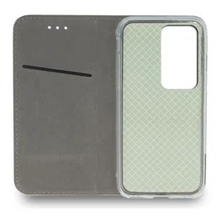 Telefontok Xiaomi Redmi 15 4G / 5G - Smart Magnetic kék szilikon keretes mágneses könyvtok-4