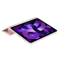 Tablettok iPad Air 4 (2020, 10,9 coll) - pink smart case ceruza tartóval-1